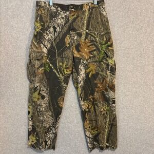 X System Mossy Oak‎ Breakup Men's Medium Denim Camo Pants Cargo Hunting Field